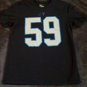 Black and blue. Luke kuechly shirt